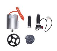Kit de moteur sans balais 72V 3000W, moteur électrique sans balais en aluminium à courant continu avec chaîne de pignon et poignée d'accélérateur pour scooter et moto