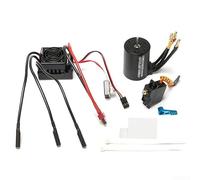Kit de moteur sans balais étanche 60 A et 4300 KV 3650 pour pièces de voiture télécommandées, connecteur en T, connecteur banane 4 mm, compact 48,5 x 38 x 32 mm, (B)