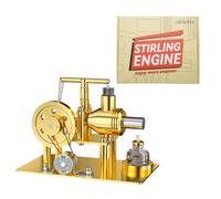 Kit de moteur Stirling, moteur Stirling DIY en métal balance à air chaud moteur à combustion externe modèle moteur Stirling, jouet éducatif pour les passionnés de technologie