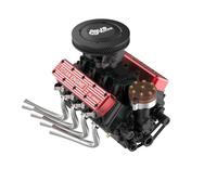 Kit de moteur V8, 1:10 FS-V800WGPC 28 cc à essence OHV V8 à quatre temps refroidi à l'eau pour les amateurs et les collectionneurs (version d'assemblage)
