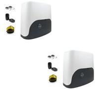 Kit de motorisation pour portail coulissant Thomson - Lot de 2 - Coque aluminium