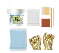Kit de moulage - 13 x 10 x 12 cm en plâtre 3D pour couples, ensemble de moulage, outils de fabrication de souvenirs de famille | Moules de bricolage, kit de statue en plâtre pour et adultes