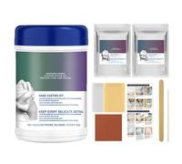 Kit de moulage à la main en argile, kit de sculpture à la main - Poudre de moulage d'alginate | Kit de moule à main souvenir créatif , Kit de moulage de statue en plâtre sûr pour Couples, adultes, ,