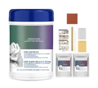 Kit de Moulage à la Main - Kit de mémoire Souvenir pour Les Mains de bébé | Kit de Casting se Tenant la Main pour Adultes/ | Seau de mélange et peintures, Kit de Moulage de moules à Main