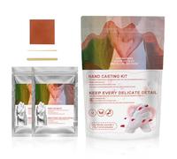 Kit de moulage à main - Poudre à prise rapide 72 g - Pâte à empreinte détaillée - Matériau de moulage sûr - Formule de haute précision - Accessoire d'art DIY - Mélange de finition lisse pour couples