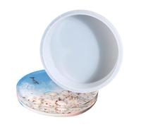 Kit de moulage circulaire - de mise en forme en polymère, base de moulage robuste, plate-forme en résine brillante | Décoratif Riverwork Studio DIY Création de table Scénario Artisanat Expérien