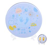 Kit de Moulage D’empreintes de Bébé -né, 1 Set Souvenir | Argile Légère, Simple à Utiliser, pour Conserver un Souvenir D’garçon et Filles, Idée Présent Naissance et Baptême