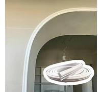 Kit de moulage d'arcade 3D flexible 3, à 32,8 pieds, mur universel | Garniture et arche de porte pouvant être peintes for une décoration facile.(4m 13.1)