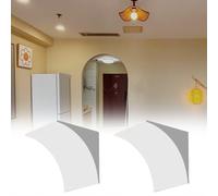 Kit de moulage d'arche de porte en mousse, coins arrondis pour des transitions fluides, peut être peint et léger pour les entrées intérieures et extérieures