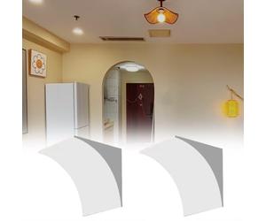 Kit de moulage d'arche de porte en mousse, coins arrondis pour des transitions fluides, peut être peint et léger pour les entrées intérieures et extérieures