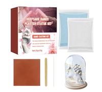 Kit de Moulage de moules à Main kit de Moulage à la Main pour Couples,Kit de Moulage à Main Familial, moulages de Pieds et de Mains Moule en plâtre, Cadeau de décoration intérieure pour Couples, ma