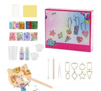Kit de moulage de pendentif en résine - Imagination et créativité | Résine époxy paillettes cristal décorations interactives jouets interactifs pour sac à bandoulière, sac fourre-tout