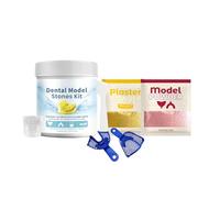 Kit de Moulage Dents - Poudre De Forme De Dents De Plâtre | Kit De Fabrication De Modèle De Dent Faux Pour Adultes Hommes Femmes Étudiants En Salle De ucation Démonstration Éducation