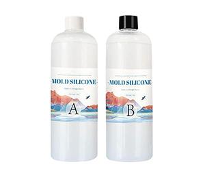 Kit de moulage en silicone liquide sans bulles, translucide, transparent, construction de moules, silicone liquide, fabrication de moules, rapport de mélange de silicone 1:1