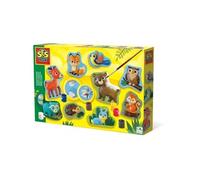 Kit de moulage et peinture - SES CREATIVE - Animaux de la forêt - Plastique recyclé - À partir de 5 ans - Mixte