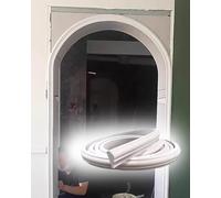 Kit de moulage incurvé pour cadre de porte intérieure, garniture murale décorative pour porte, installation facile, bande décorative