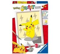 Ravensburger Kits CreArt Pokemon Paint by Numbers pour Enfants et Adultes à partir de 7 Ans - Set de Bricolage pour Enfants