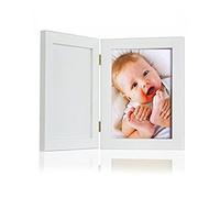 Kit de moulage pour empreintes pour bébé doux séchant à l'air Argile Bois massif Cadre photo