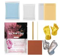 Kit de moulage pour paires Ki pour modélisation à la main 3D pour adultes - Kit de modélisation de statdue en plâtre fait à Mfano, KPour statues de mains DIY avec sculpture souvenir à la main