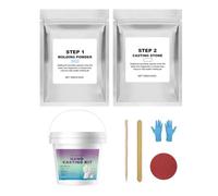 Kit de moule à main pour couples - Romantique - Kit de moulage à la main avec argile pour maman | pour hommes, femmes, femme, mari, maman, papa, fiançailles de et soirée de rendez-vous