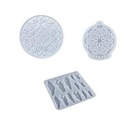 Kit de moules en résine attrape-rêves pour la fabrication d'époxy, porte-clés, moulage en résine