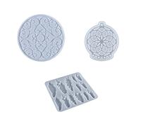 Kit de moules en résine attrape-rêves pour la fabrication d'époxy, porte-clés, moulage en résine