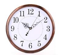 Kit de mouvement d'horloge à faire soi-même avec aiguilles pour réparation d'horloge murale - Convient pour les projets d'horloge électrique en bois et métal (B noir rouge)