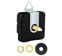 Kit de mouvement d'horloge à quartz avec 3 ensembles d'aiguilles, couple élevé et design d'arbre long pour un fonctionnement silencieux et des applications de réparation d'horloge (B)