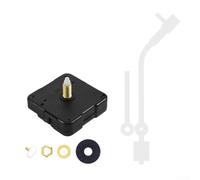 Kit de mouvement d'horloge à quartz avec fonctionnement silencieux, longueur de tige de 13 mm et longueur de filetage 5 à 5 mm pour une utilisation dans des horloges personnalisées ou de remplacement