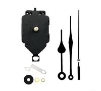 Kit de mouvement d'horloge à quartz avec pendule, mécanisme de rechange à tige longue pour réparation d'horloge murale, moteur de balayage silencieux et aiguilles, pièces de fixation pour décoration