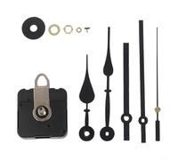 Kit de mouvement d'horloge à quartz avec une longueur de tige de 20 mm, une hauteur de filetage de 11,7 mm, des pièces de mécanisme d'horloge murale pour panneaux de 5 à 9 mm d'épaisseur (B)