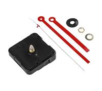 Kit de mouvement d'horloge à quartz silencieux à faire soi-même pour horloges murales, tige de 13 mm et filetage de 5,5 mm, mécanisme ABS précis de 56 x 56 x 16 mm, fonctionnement silencieux pour