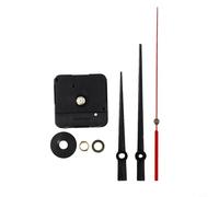 Kit de mouvement d'horloge murale à quartz 24 heures avec moteur silencieux, aiguilles de rechange en métal, mécanisme de réparation d'horloge pour travaux manuels, horloges murales en bois ou sans