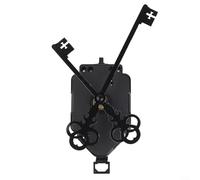 Kit de mouvement d'horloge murale à quartz silencieux, tige de 23,5 mm, filetage de 15 mm, à faire soi-même, remplacement pour montres personnalisées, fonctionnement silencieux précis pour chambres