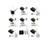 Kit de mouvement d'horloge murale pour horloges murales à quartz - Mécanisme de balayage silencieux alimenté par piles, 56 x 56 x 16 mm avec tige de 13 mm, s'adapte aux horloges de 2 à 3 mm