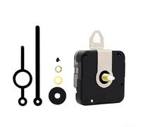 Kit de mouvement d'horloge murale silencieuse avec mécanisme à quartz précis et aiguilles en métal pour projets de décoration d'intérieur et de réparation d'horloge (C)