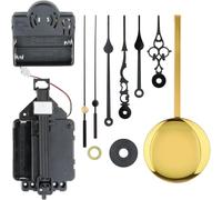 Kit de mouvement d'horloge pendule avec carillon Westminster - Horloge murale à quartz DIY avec aiguilles et pendule, pour grand-père & horloges vintage