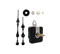 Kit de mouvement pour horloge murale à quartz, mécanisme de remplacement silencieux à 2 aiguilles pour réparations et projets de bricolage