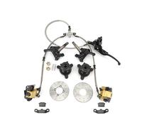 Kit de moyeu de roue avec axe de direction et frein hydraulique avant for quad électrique 110 cc 125 cc, UTV, Go Kart, Buggy(3 Studs Set)