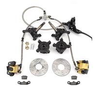 Kit de moyeu de roue avec axe de direction et frein hydraulique avant for quad électrique 110 cc 125 cc, UTV, Go Kart, Buggy(4 Studs Set)