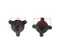 Kit de moyeu de roue avec axe de direction et frein hydraulique avant for quad électrique 110cc et 125cc, UTV, Go Kart, Golf, Buggy(3 Studs Set)