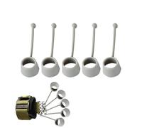 Kit de musculation des doigts - 5 pièces - Appareil de musculation de la main - Appareil d'exercice - Résistance confortable avec design ergonomique - Amélioration