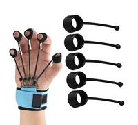 Kit de musculation des mains pour entraîneur de doigts - Appareil de force de préhension en 5 pièces, aide à l'entraînement pour le renforcement musculaire de la main, équipement d'exercice