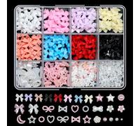 Kit de nail art papillon en résine avec différents styles d'autocollants Easy Nails pour fêtes, mariages et look quotidien