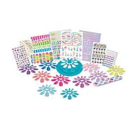 Kit de nail art stylé - Lexibook - Ongles à Presser avec Stickers, Cristaux et Bijoux - Manucure Facile Effet Salon - Dès 8 ans