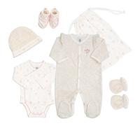 Trois Kilos Sept – Kit de naissance Floral – 6 pièces (1 mois)