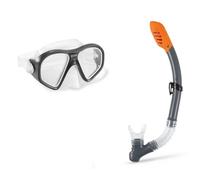 Kit de natation masque + tube pour enfant Intex Reef Rider Blanc TU