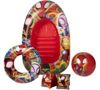 Kit de natation Spiderman avec bateau pour enfants 4 pièces