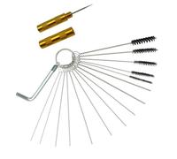 Kit de Nettoyage Airbrush pour Aérographe et Pulvérisateur, 304 Acier