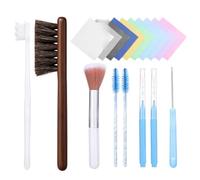Kit De Nettoyage Bijoux,Petite Brosse Pour Crevasses Et Trou De Boucles D'oreilles,Produits D'entretien Pour Argent Or Lunettes Montres Bijoux | Pour Nettoyage Régulier De Vos Articles Précieux